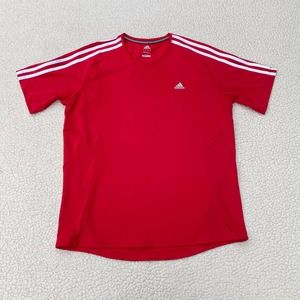 Adidas Climalite Red Mens Shirt NWOT